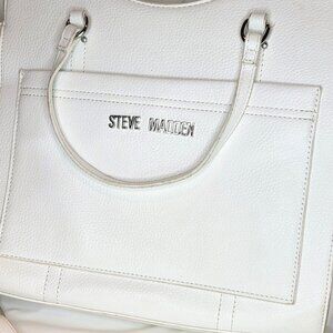 *EUC* Steve Madden White Satchel